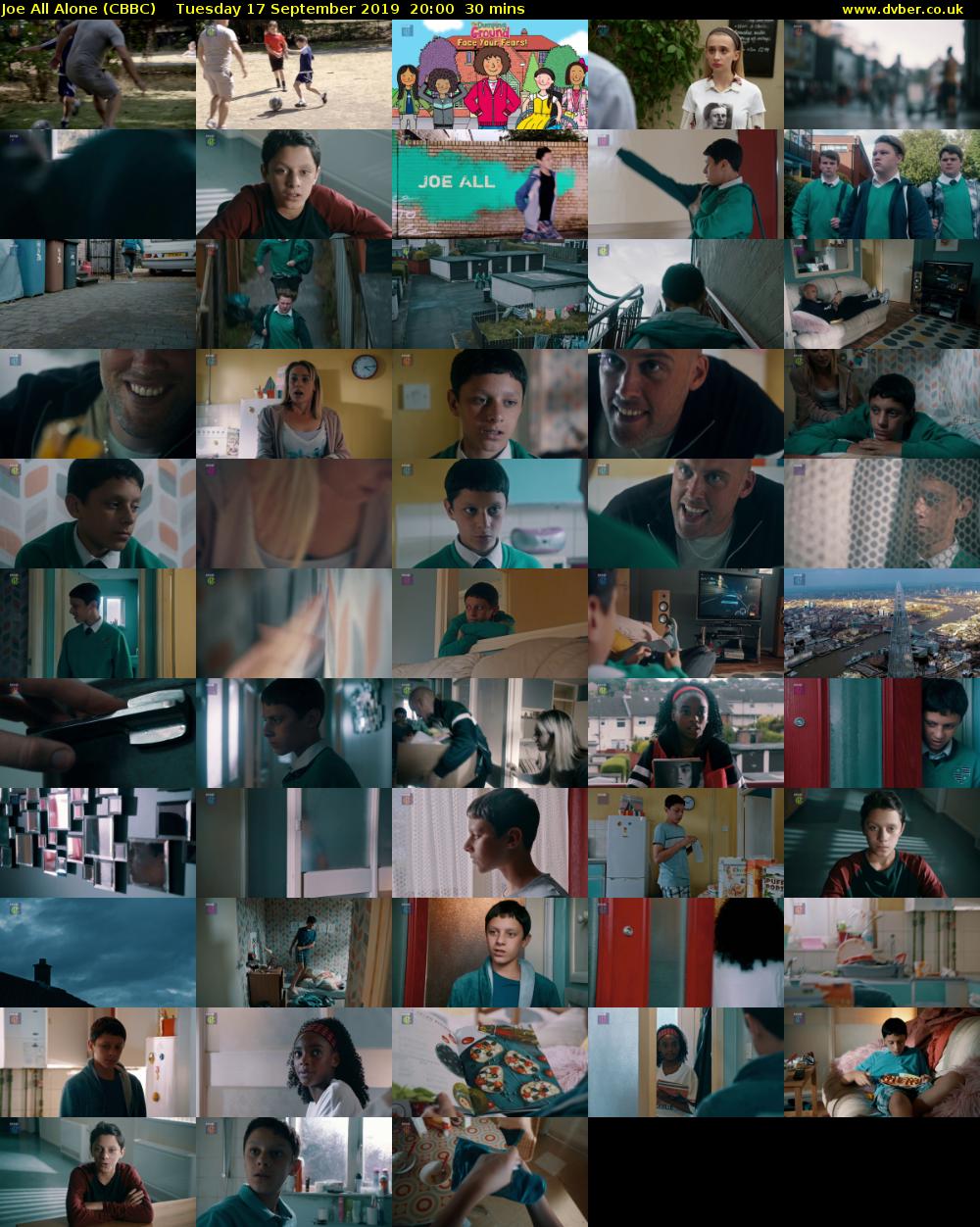 Joe All Alone (CBBC) Tuesday 17 September 2019 20:00 - 20:30