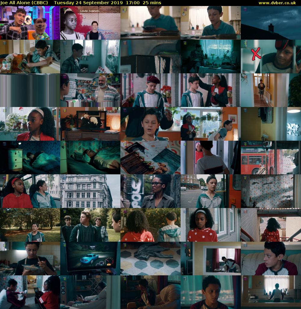 Joe All Alone (CBBC) Tuesday 24 September 2019 17:00 - 17:25