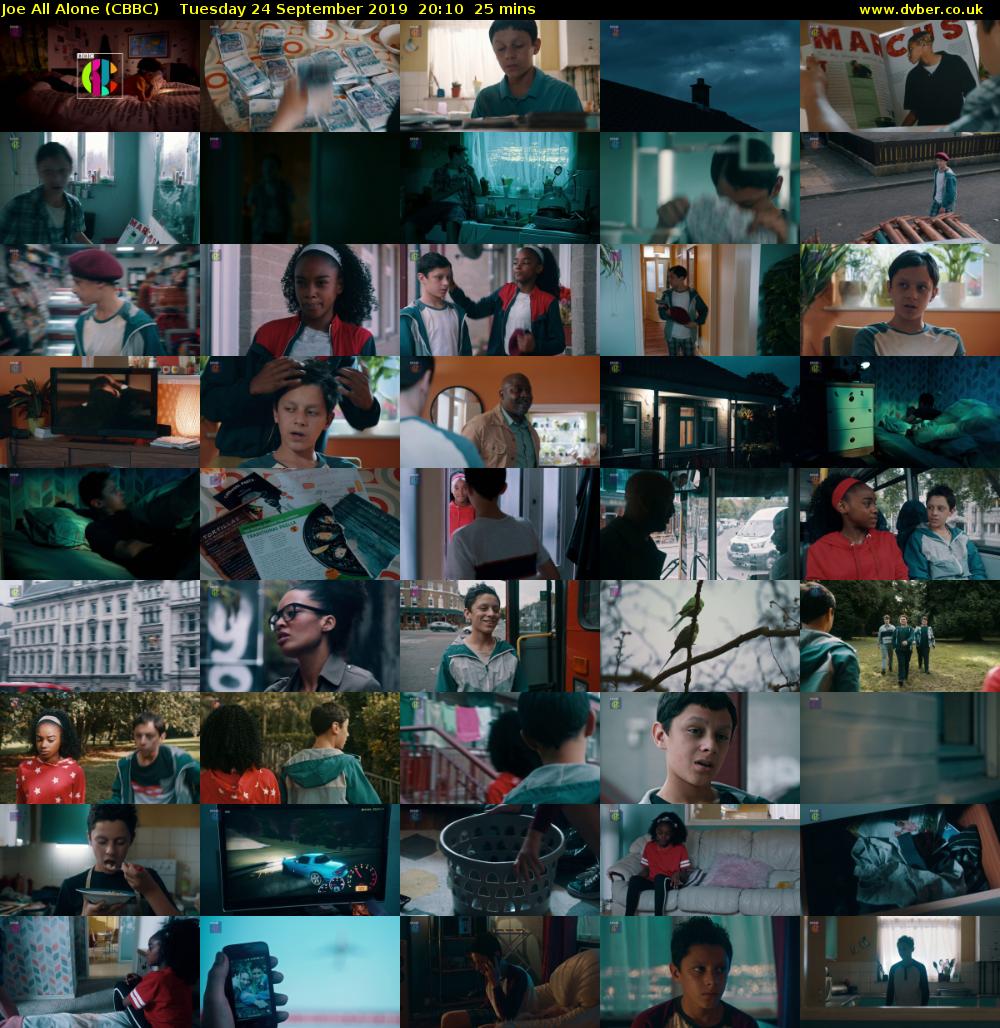 Joe All Alone (CBBC) Tuesday 24 September 2019 20:10 - 20:35