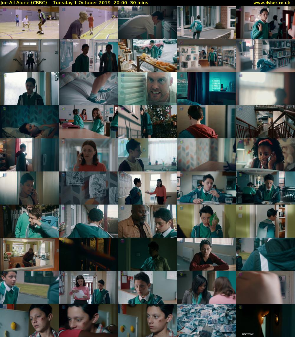 Joe All Alone (CBBC) Tuesday 1 October 2019 20:00 - 20:30