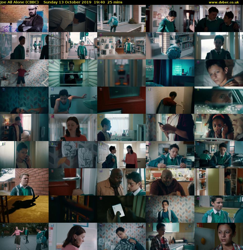 Joe All Alone (CBBC) Sunday 13 October 2019 19:40 - 20:05