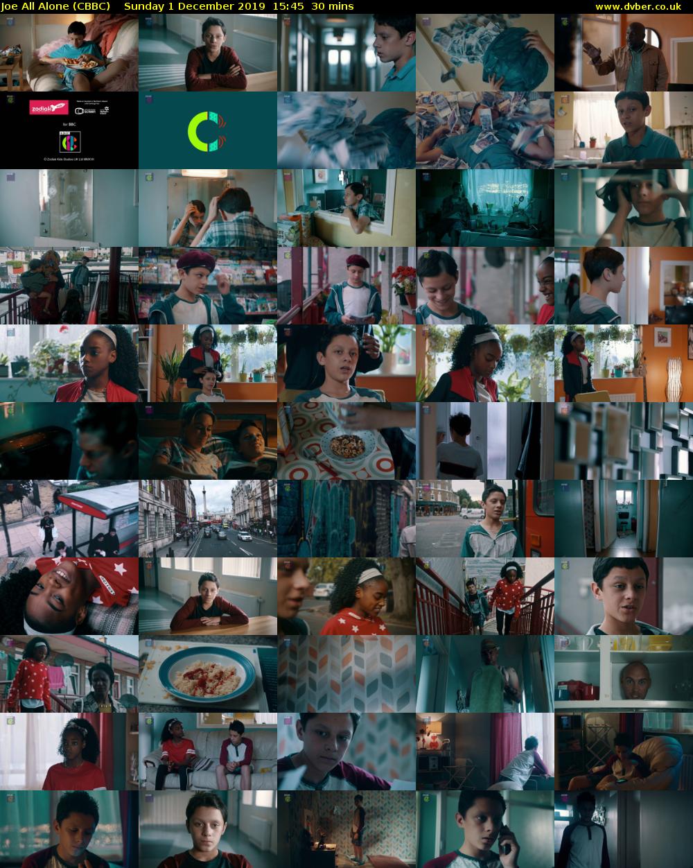 Joe All Alone (CBBC) Sunday 1 December 2019 15:45 - 16:15