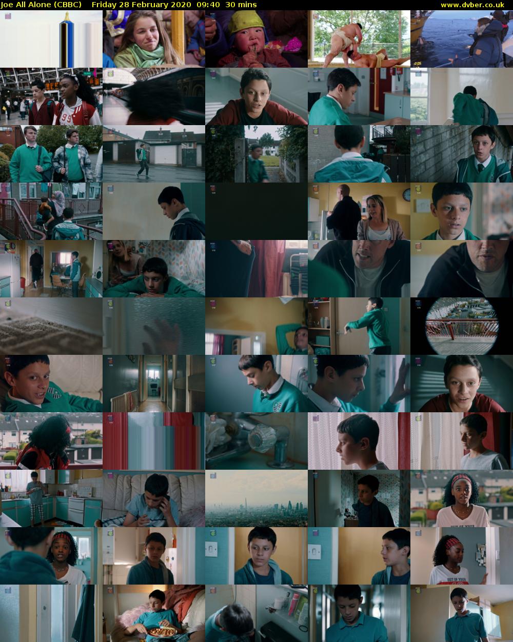 Joe All Alone (CBBC) Friday 28 February 2020 09:40 - 10:10