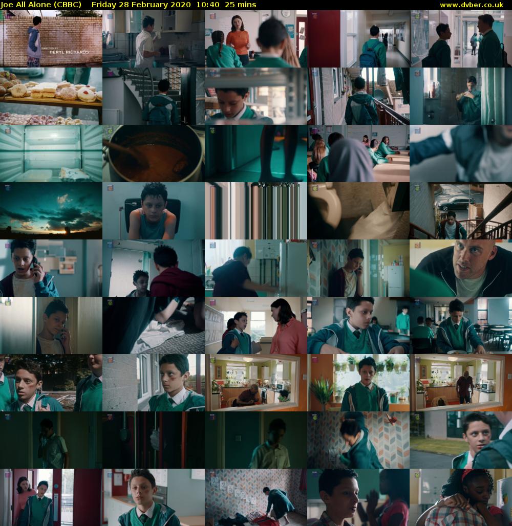 Joe All Alone (CBBC) Friday 28 February 2020 10:40 - 11:05