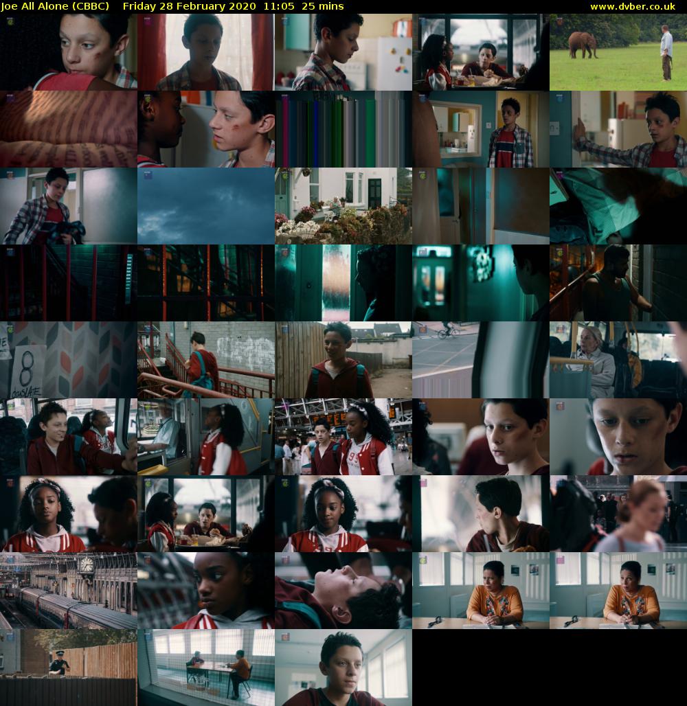 Joe All Alone (CBBC) Friday 28 February 2020 11:05 - 11:30