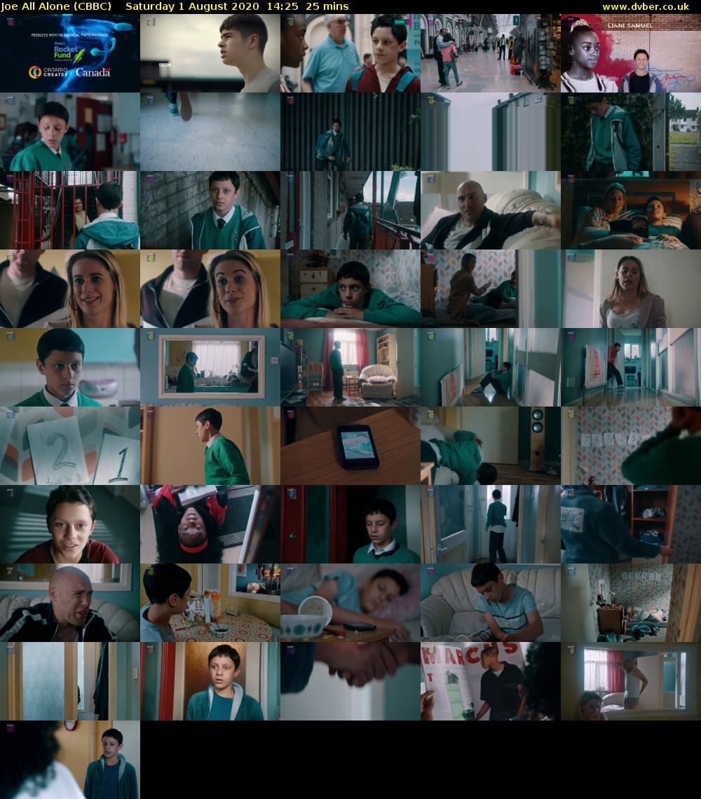 Joe All Alone (CBBC) Saturday 1 August 2020 14:25 - 14:50