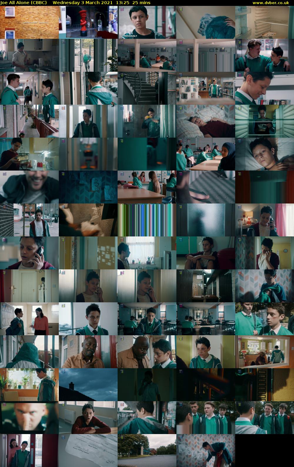 Joe All Alone (CBBC) Wednesday 3 March 2021 13:25 - 13:50