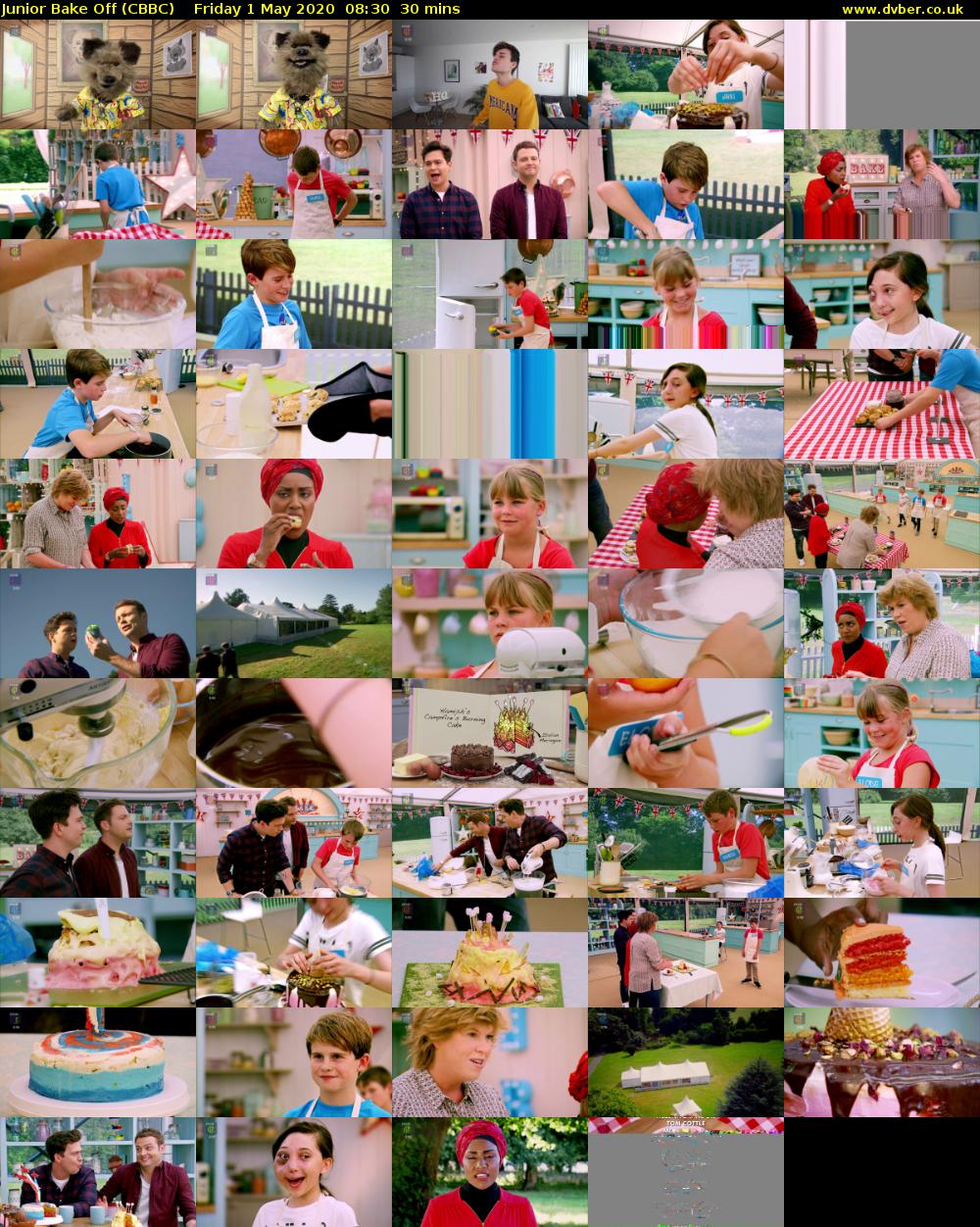 Junior Bake Off (CBBC) Friday 1 May 2020 08:30 - 09:00