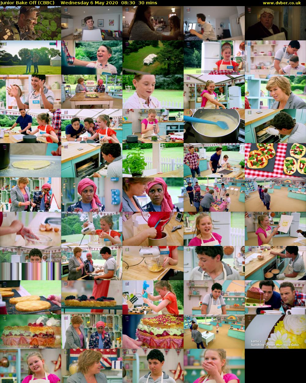 Junior Bake Off (CBBC) Wednesday 6 May 2020 08:30 - 09:00