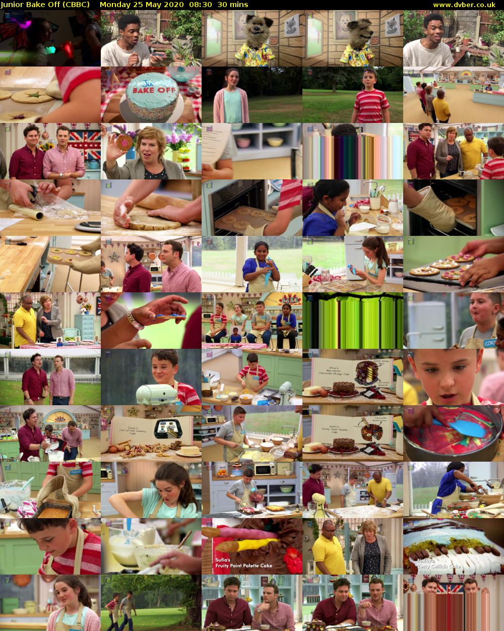 Junior Bake Off (CBBC) Monday 25 May 2020 08:30 - 09:00