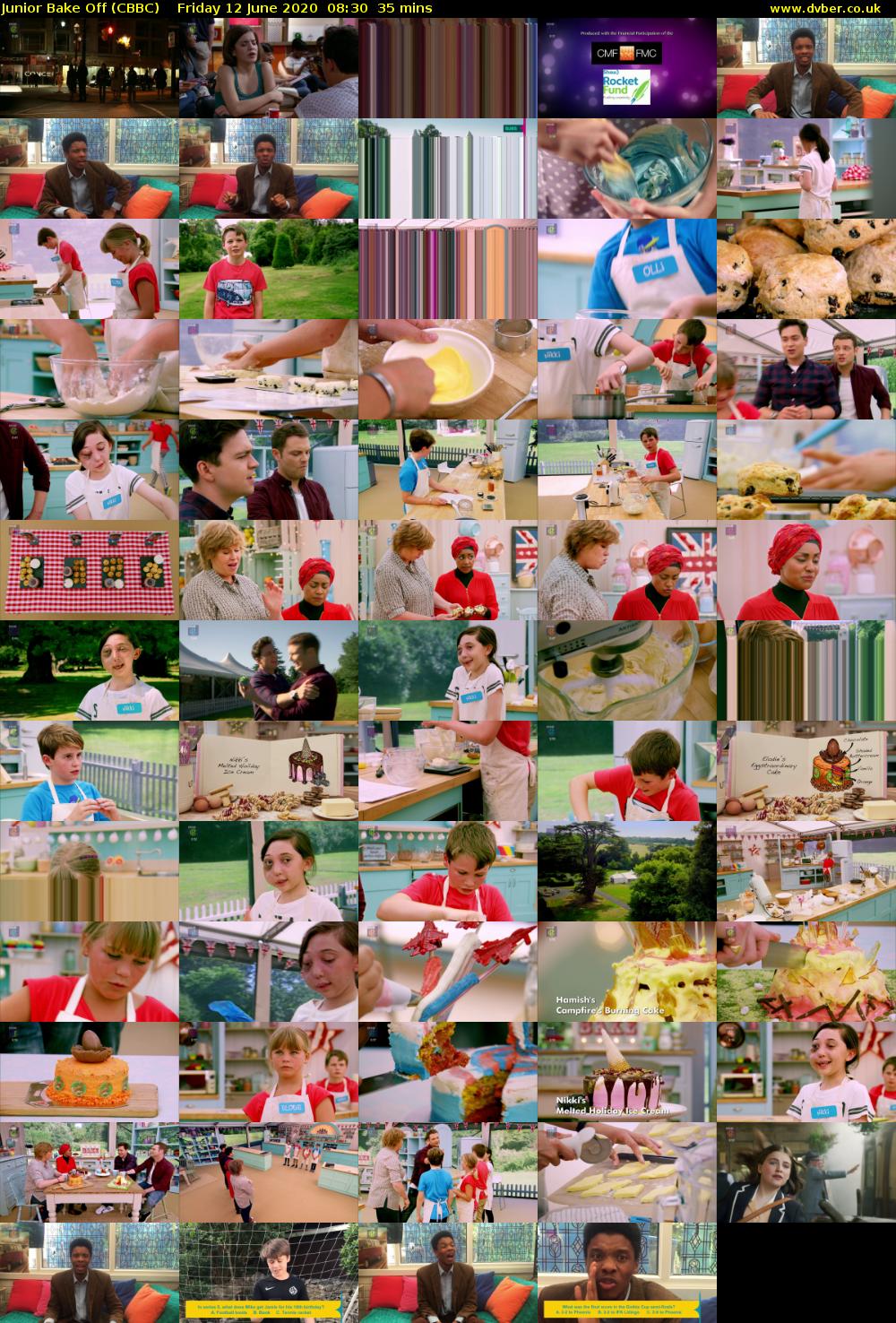 Junior Bake Off (CBBC) Friday 12 June 2020 08:30 - 09:05