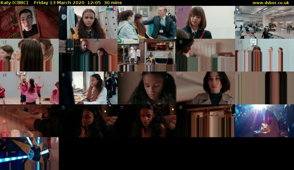 Katy (CBBC) Friday 13 March 2020 12:05 - 12:35