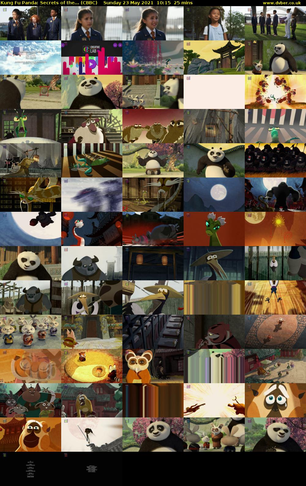 Kung Fu Panda: Secrets of the... (CBBC) Sunday 23 May 2021 10:15 - 10:40