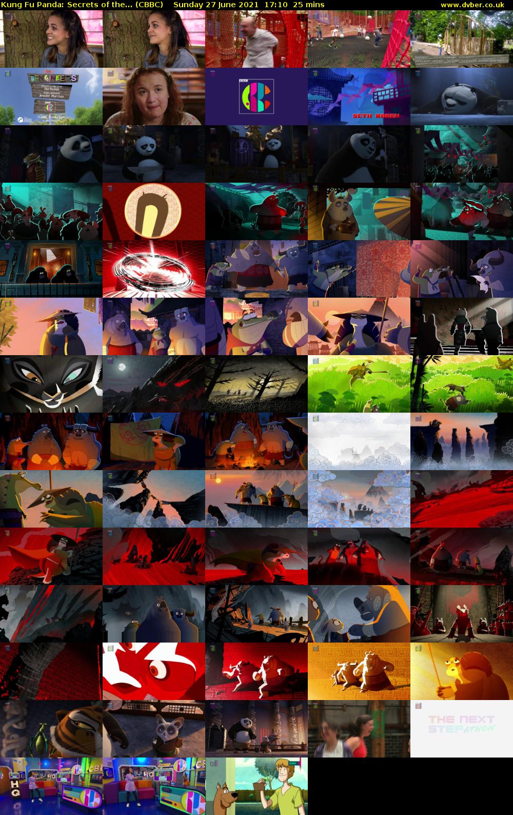 Kung Fu Panda: Secrets of the... (CBBC) Sunday 27 June 2021 17:10 - 17:35