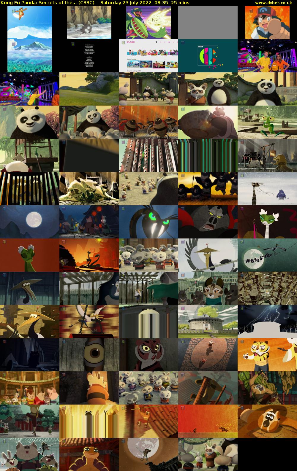 Kung Fu Panda: Secrets of the... (CBBC) Saturday 23 July 2022 08:35 - 09:00