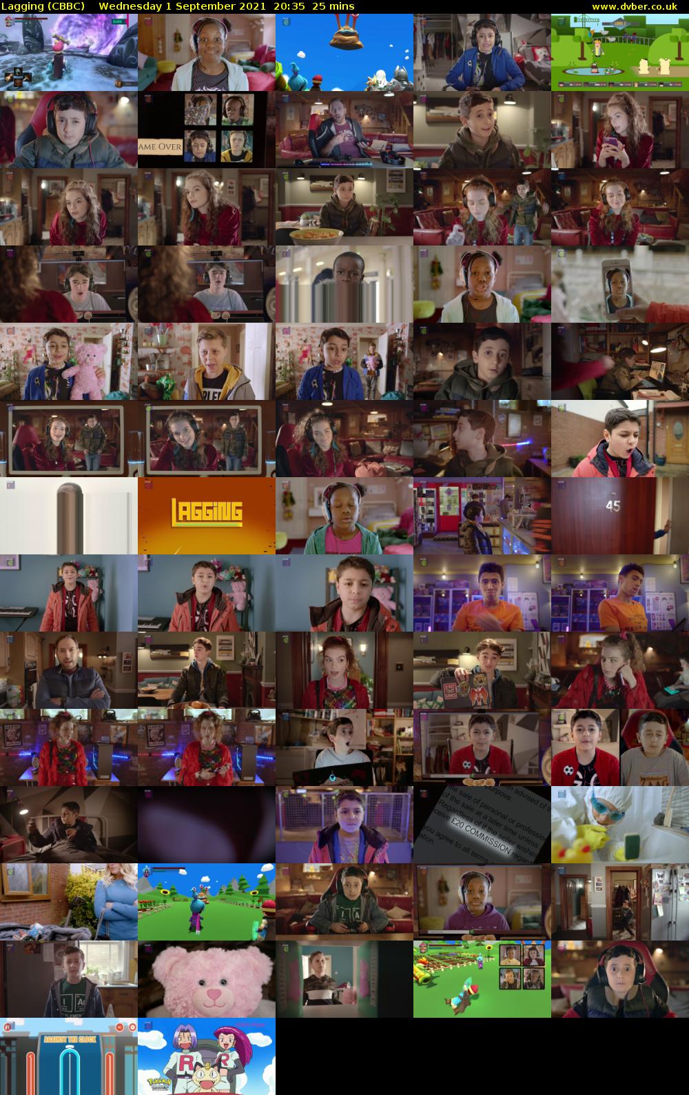 Lagging (CBBC) Wednesday 1 September 2021 20:35 - 21:00