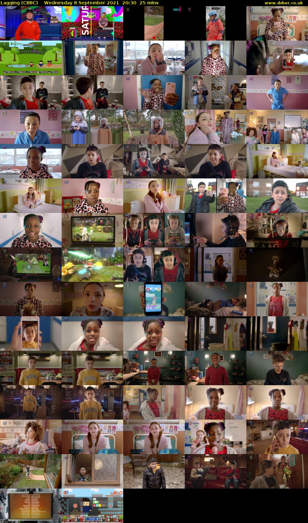 Lagging (CBBC) Wednesday 8 September 2021 20:30 - 20:55