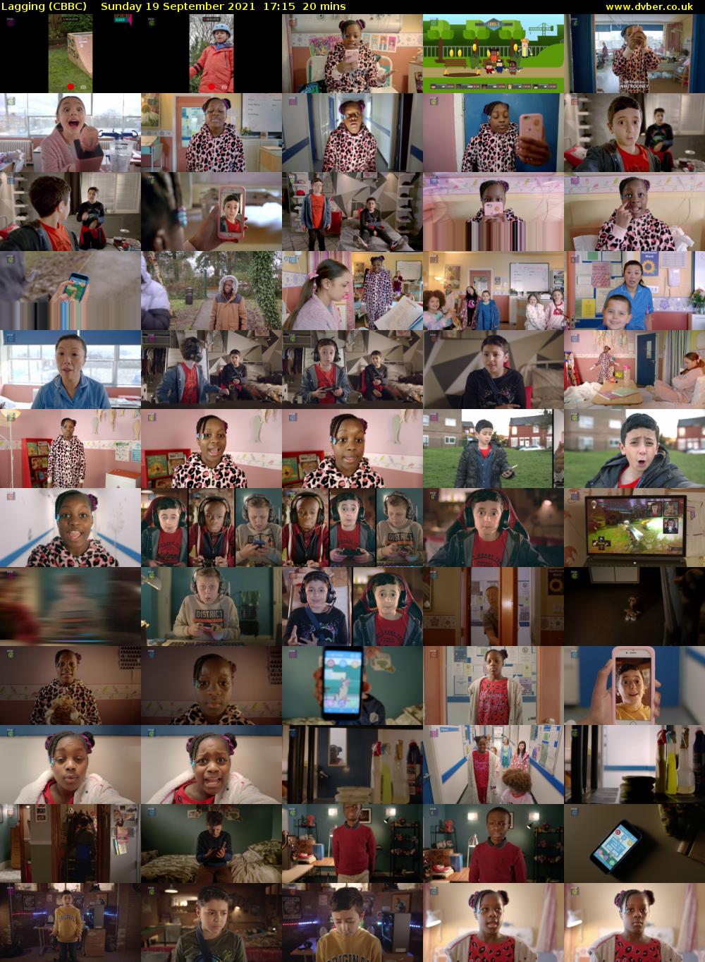 Lagging (CBBC) Sunday 19 September 2021 17:15 - 17:35