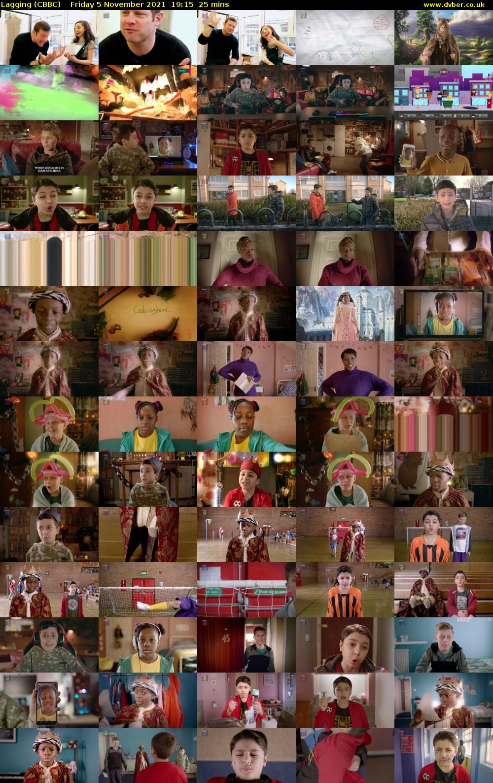 Lagging (CBBC) Friday 5 November 2021 19:15 - 19:40