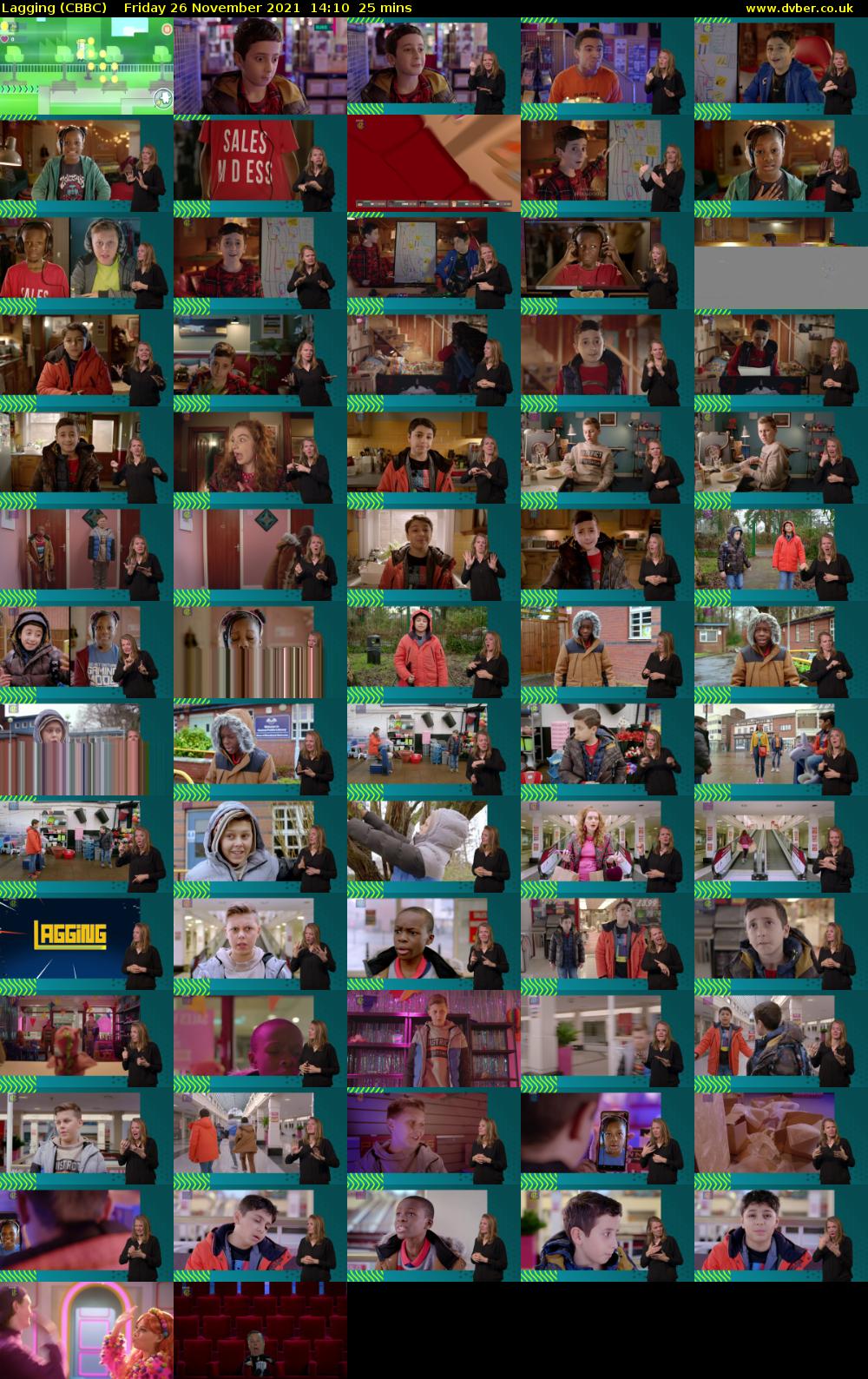 Lagging (CBBC) Friday 26 November 2021 14:10 - 14:35