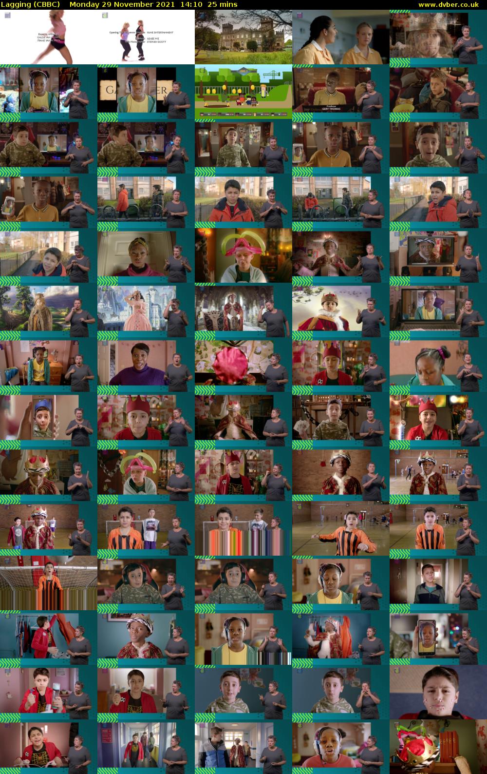 Lagging (CBBC) Monday 29 November 2021 14:10 - 14:35