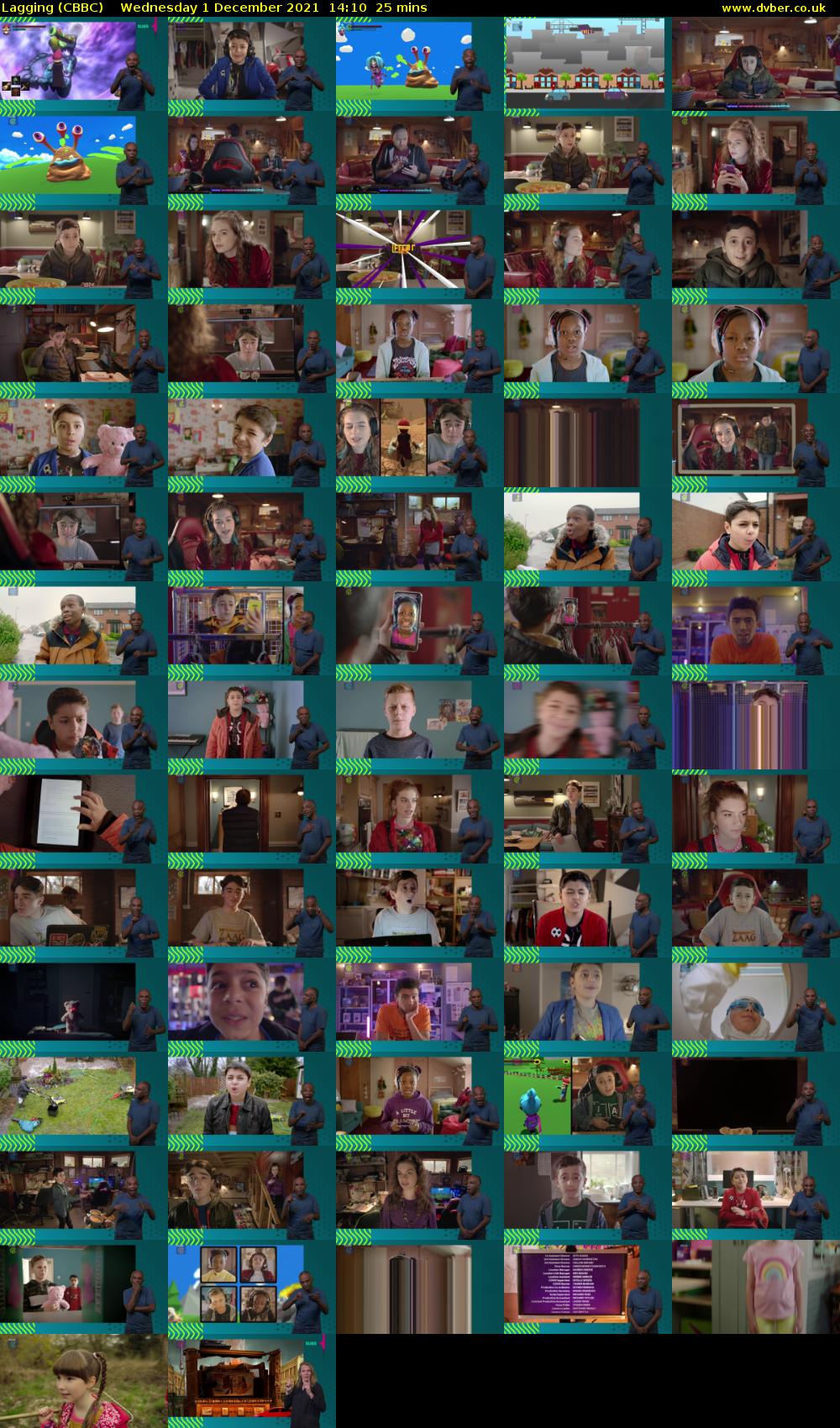 Lagging (CBBC) Wednesday 1 December 2021 14:10 - 14:35