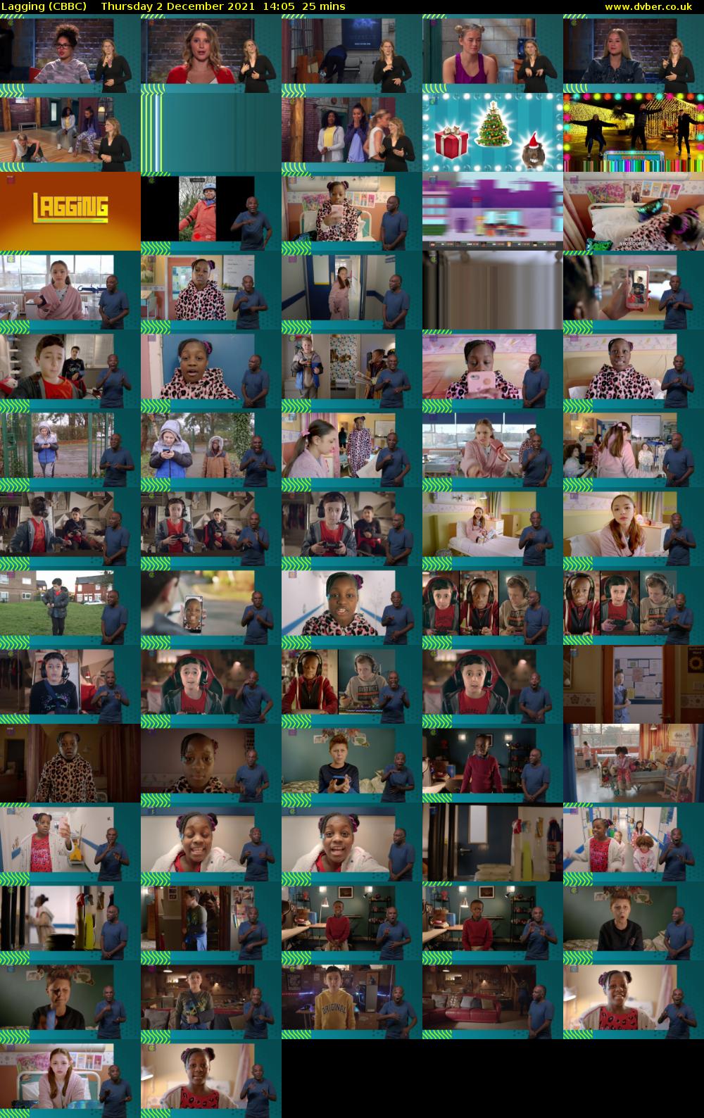 Lagging (CBBC) Thursday 2 December 2021 14:05 - 14:30