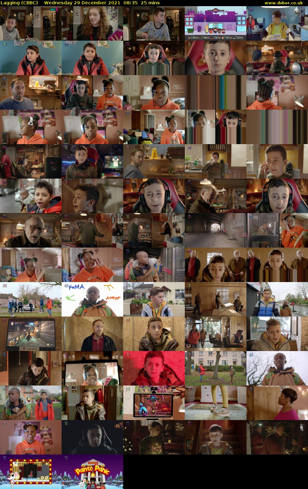 Lagging (CBBC) Wednesday 29 December 2021 08:35 - 09:00