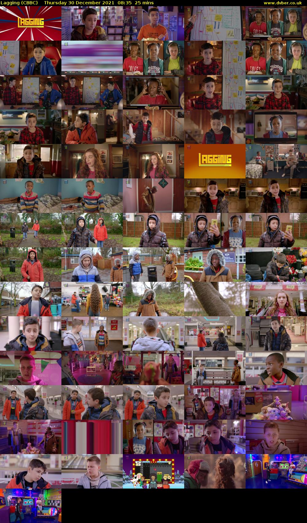 Lagging (CBBC) Thursday 30 December 2021 08:35 - 09:00