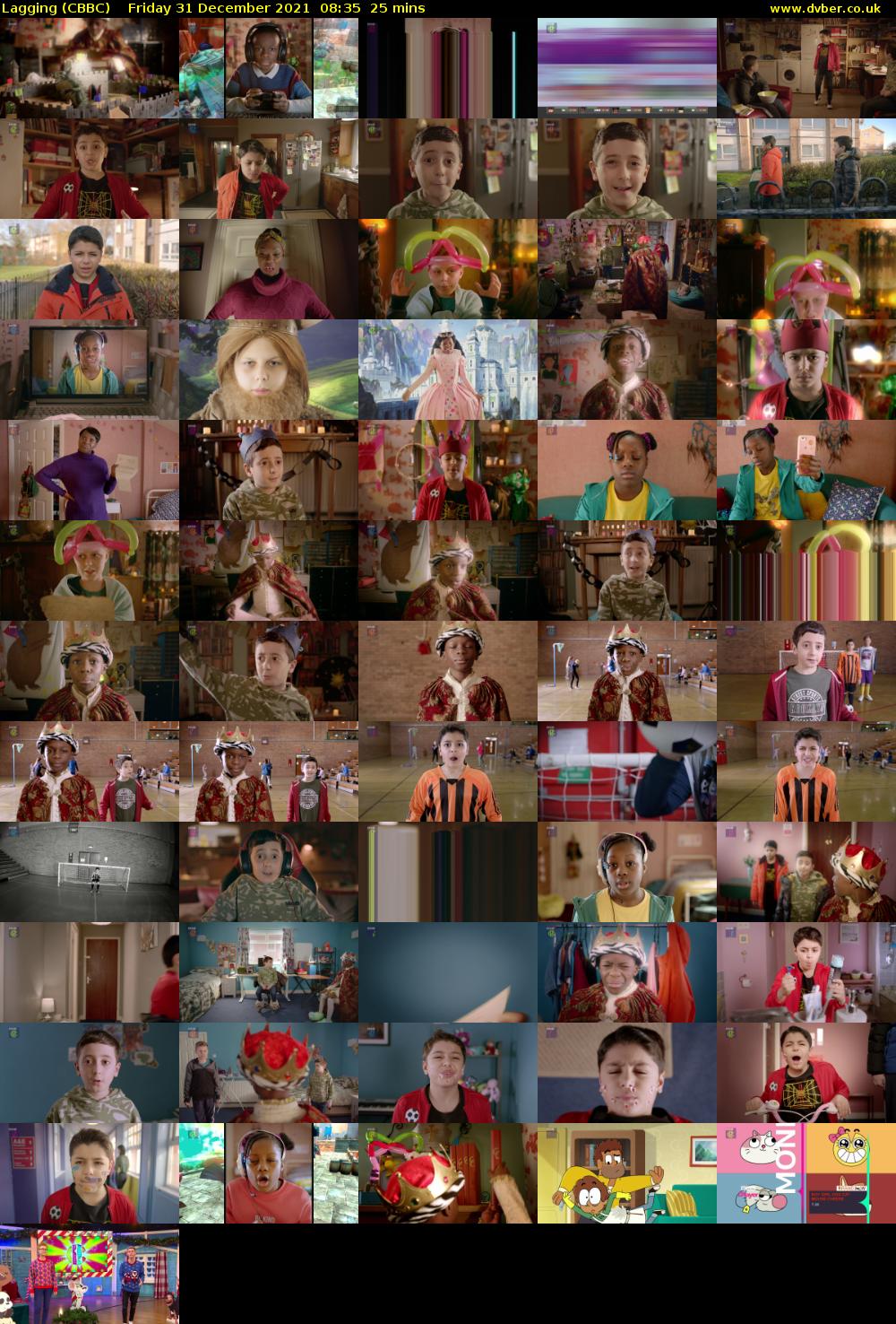 Lagging (CBBC) Friday 31 December 2021 08:35 - 09:00