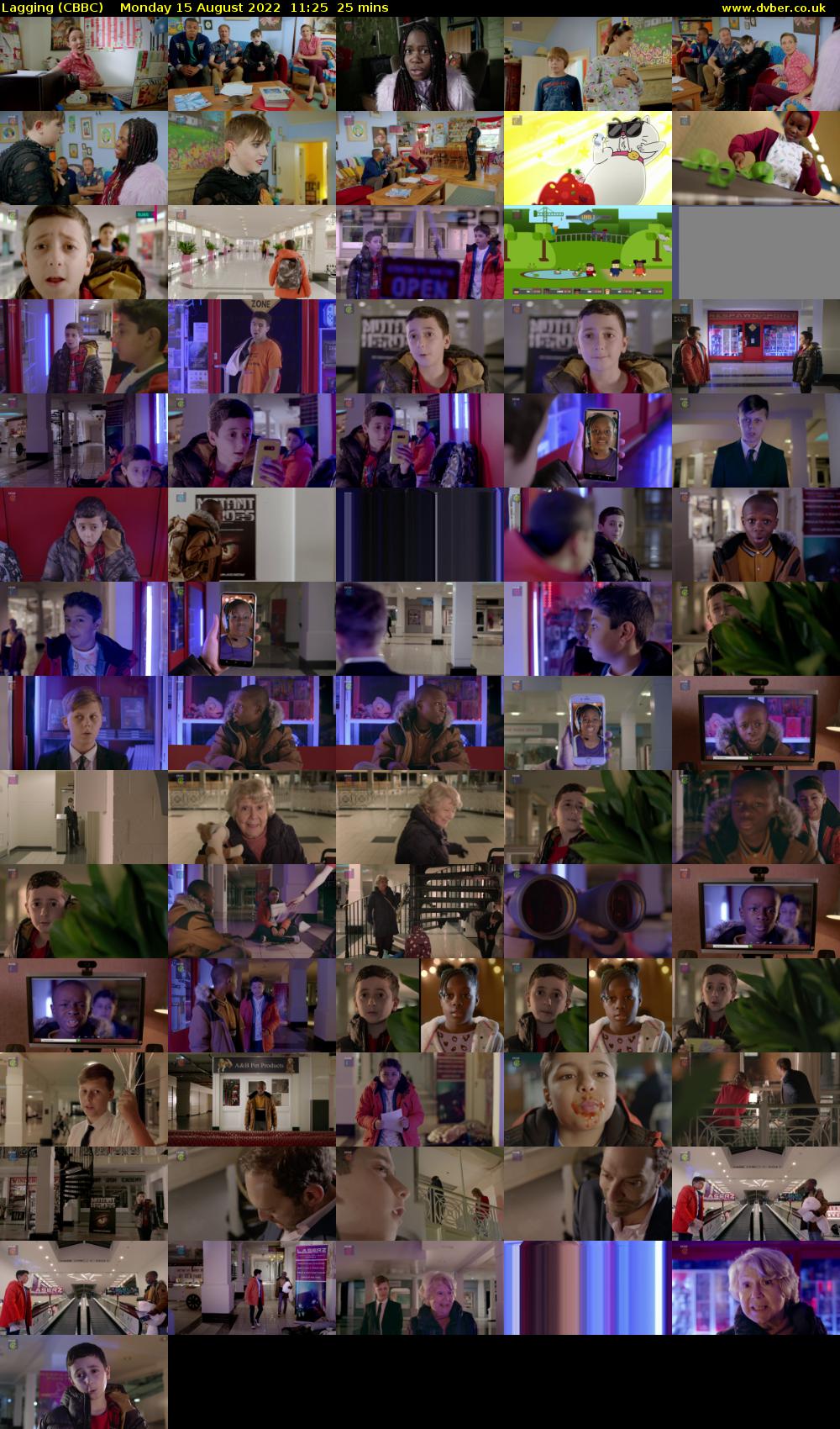 Lagging (CBBC) Monday 15 August 2022 11:25 - 11:50