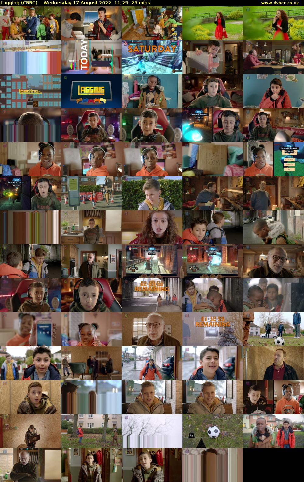 Lagging (CBBC) Wednesday 17 August 2022 11:25 - 11:50