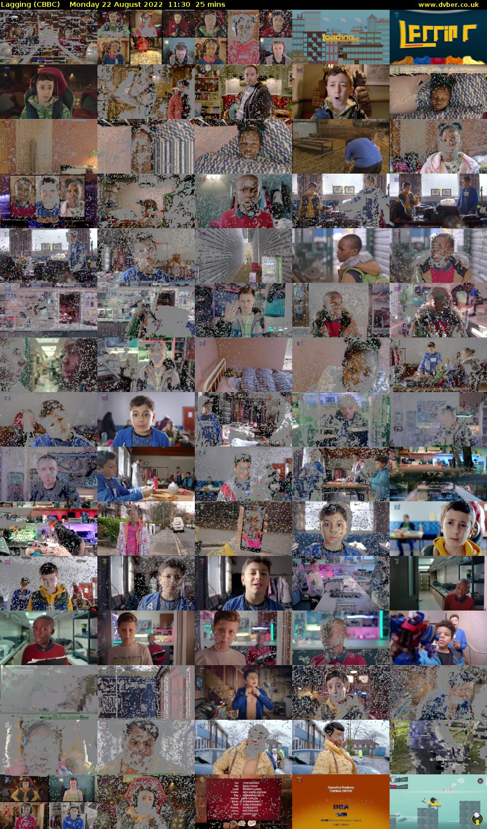 Lagging (CBBC) Monday 22 August 2022 11:30 - 11:55