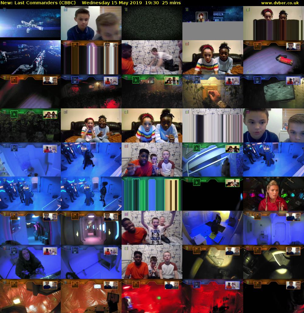 Last Commanders (CBBC) Wednesday 15 May 2019 19:30 - 19:55