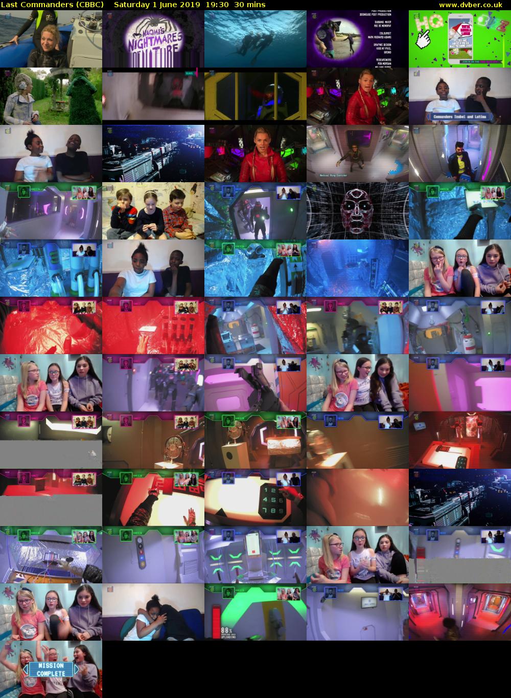 Last Commanders (CBBC) Saturday 1 June 2019 19:30 - 20:00