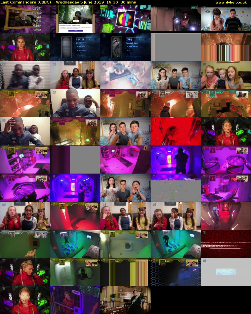 Last Commanders (CBBC) Wednesday 5 June 2019 19:30 - 20:00