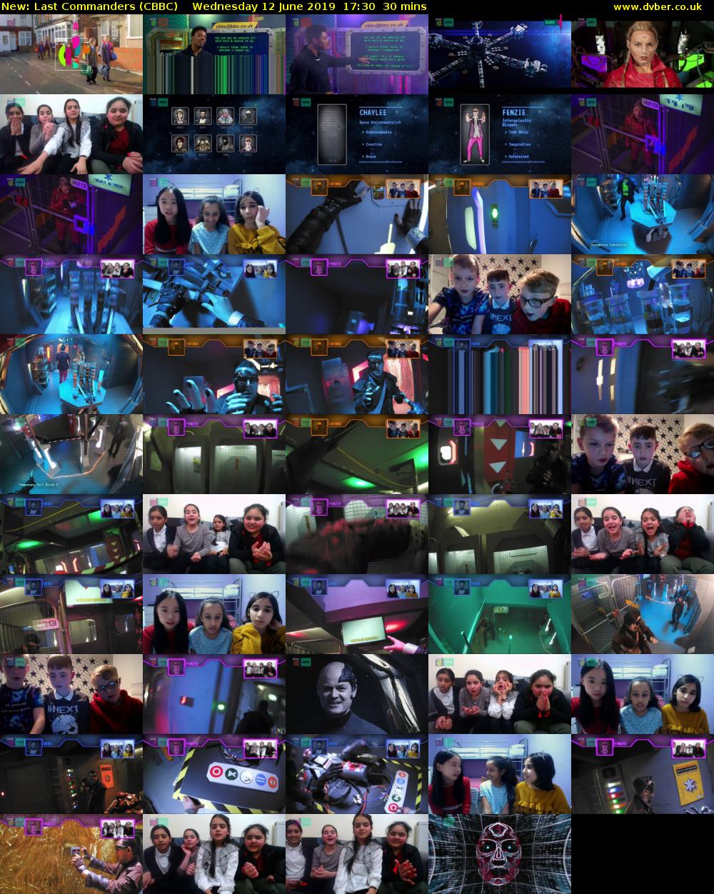 Last Commanders (CBBC) Wednesday 12 June 2019 17:30 - 18:00
