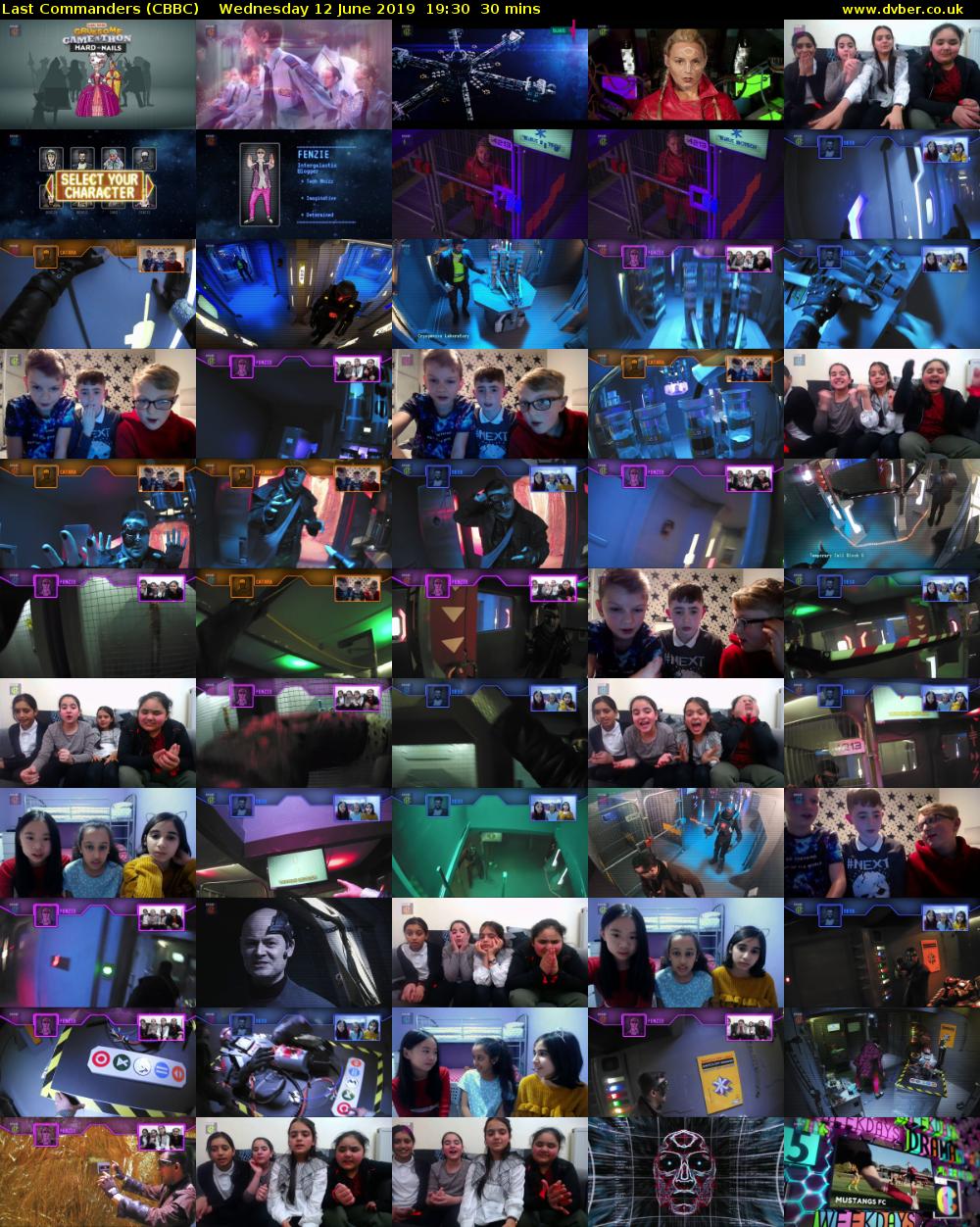 Last Commanders (CBBC) Wednesday 12 June 2019 19:30 - 20:00