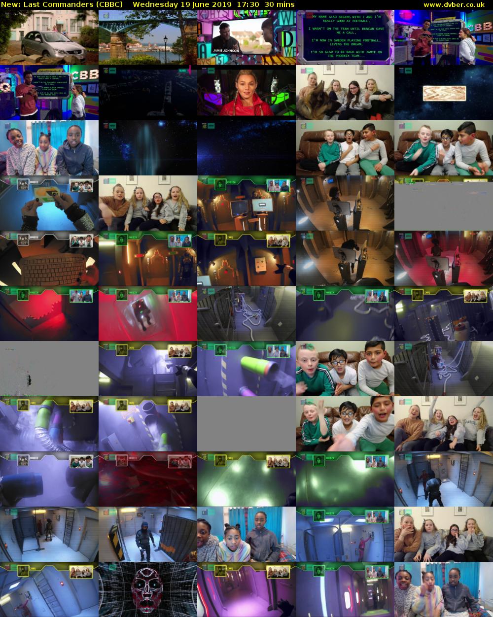 Last Commanders (CBBC) Wednesday 19 June 2019 17:30 - 18:00