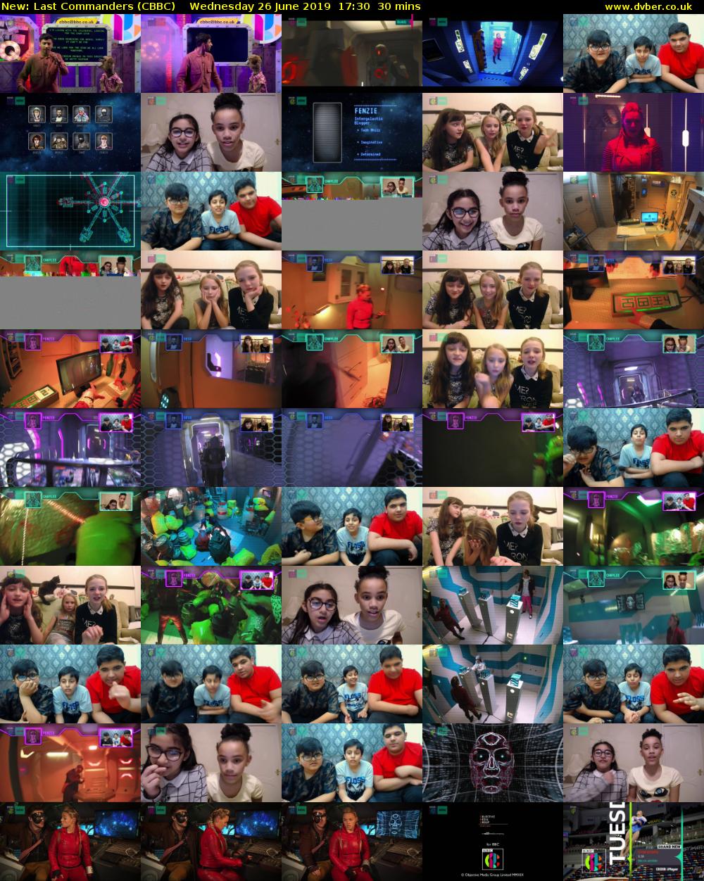 Last Commanders (CBBC) Wednesday 26 June 2019 17:30 - 18:00