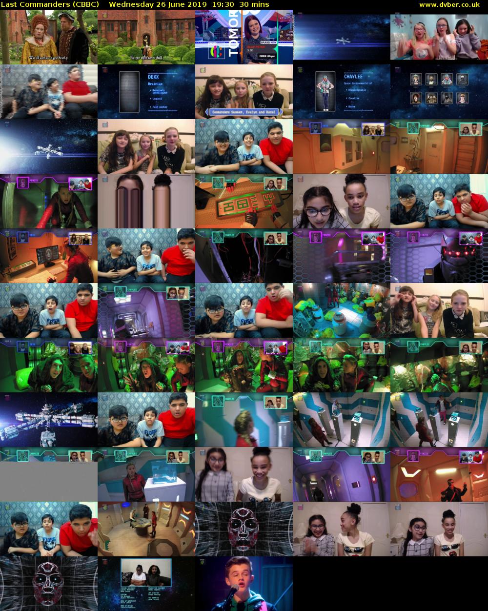 Last Commanders (CBBC) Wednesday 26 June 2019 19:30 - 20:00