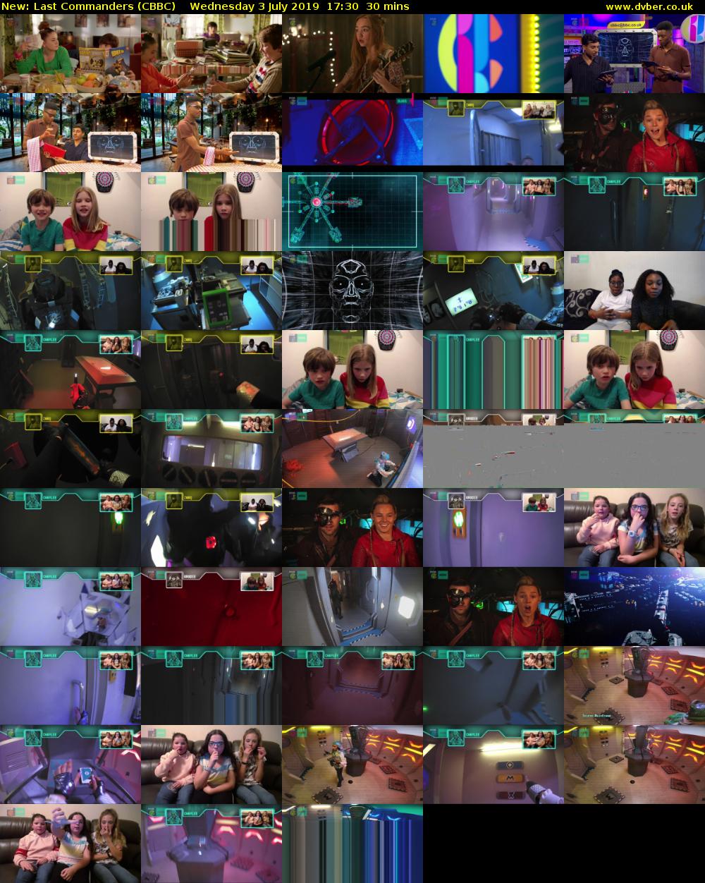 Last Commanders (CBBC) Wednesday 3 July 2019 17:30 - 18:00