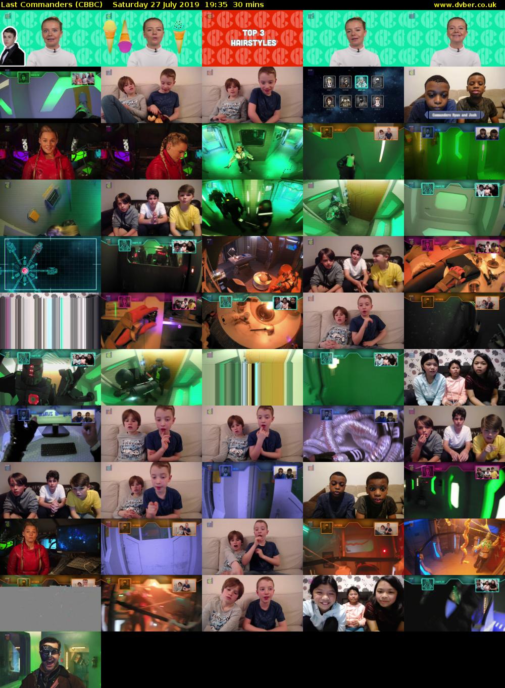 Last Commanders (CBBC) Saturday 27 July 2019 19:35 - 20:05