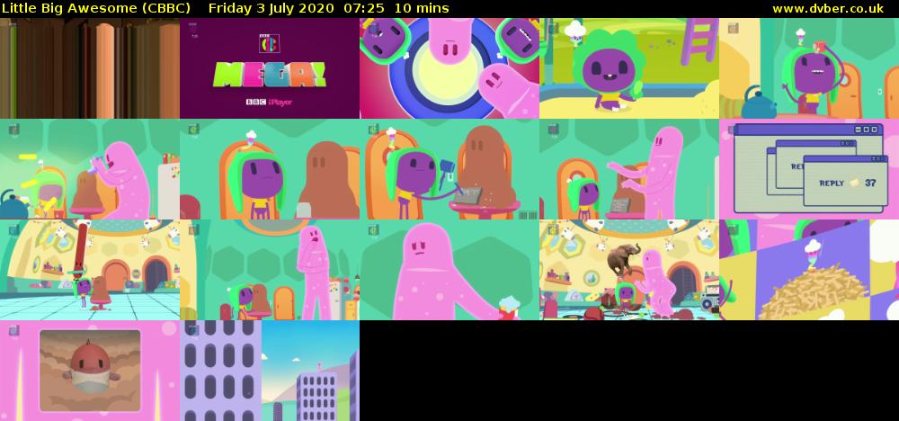 Little Big Awesome (CBBC) Friday 3 July 2020 07:25 - 07:35
