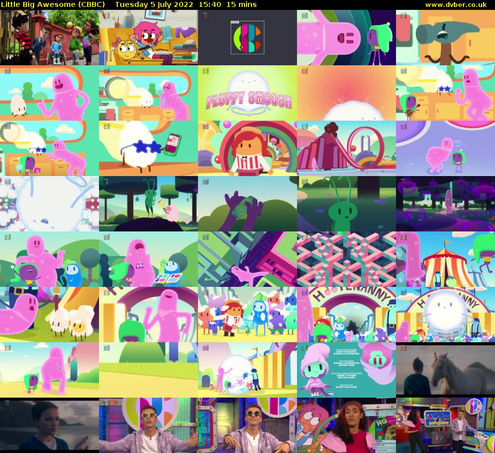 Little Big Awesome (CBBC) Tuesday 5 July 2022 15:40 - 15:55