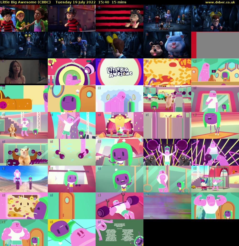 Little Big Awesome (CBBC) Tuesday 19 July 2022 15:40 - 15:55