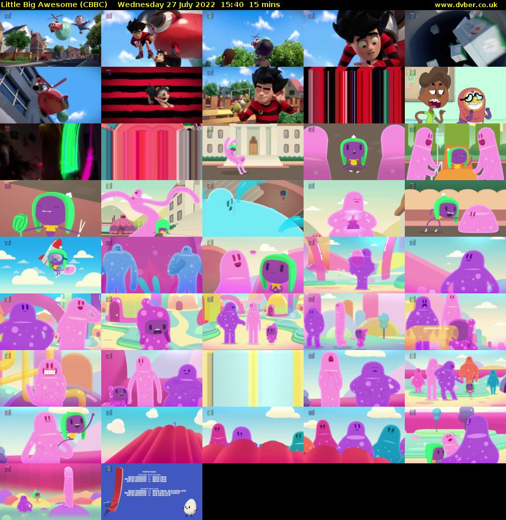 Little Big Awesome (CBBC) Wednesday 27 July 2022 15:40 - 15:55