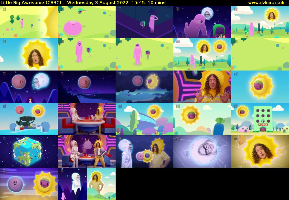 Little Big Awesome (CBBC) Wednesday 3 August 2022 15:45 - 15:55