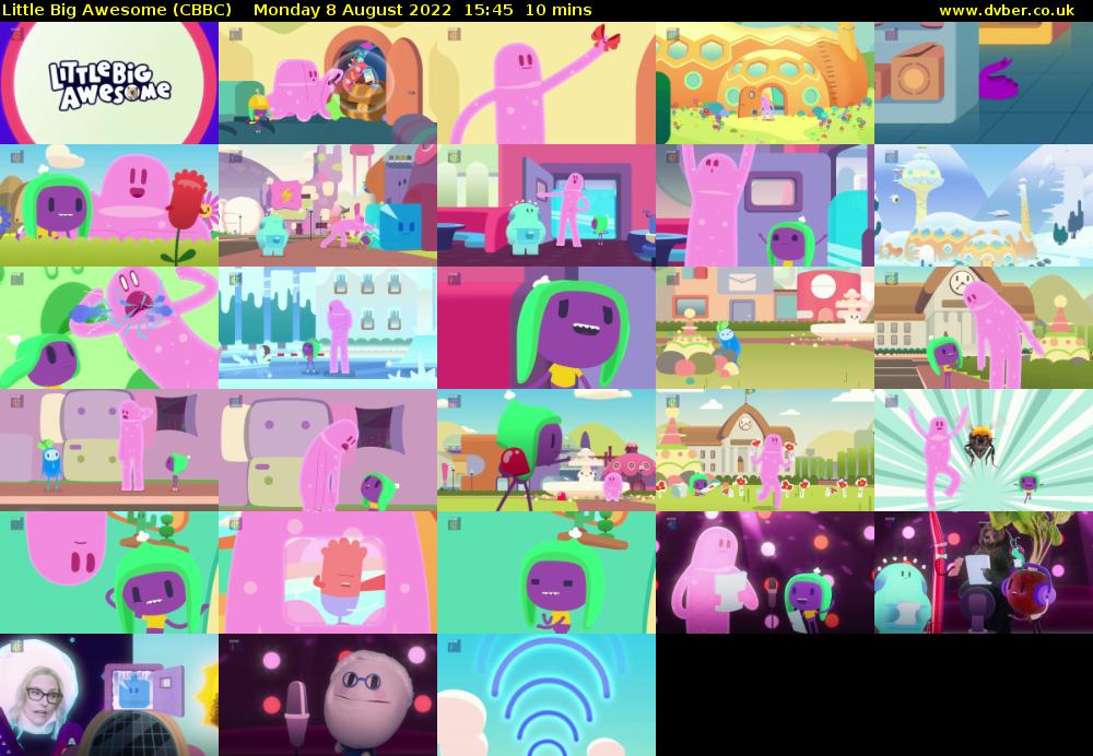 Little Big Awesome (CBBC) Monday 8 August 2022 15:45 - 15:55