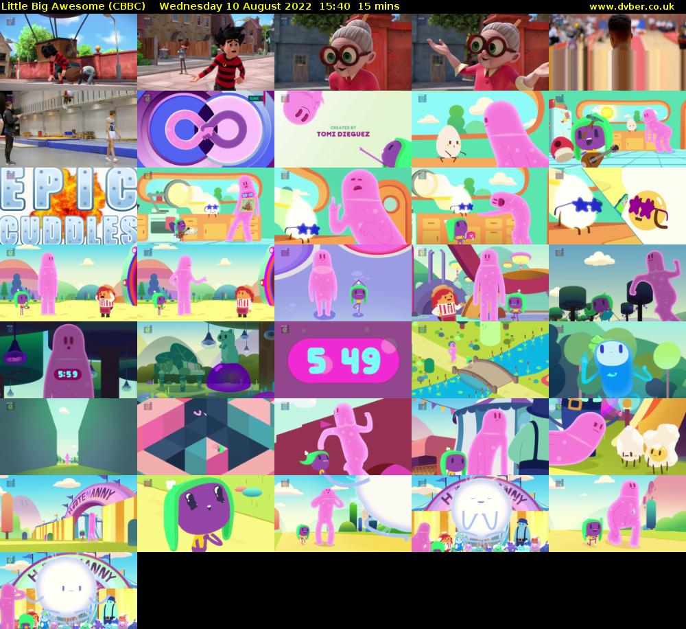 Little Big Awesome (CBBC) Wednesday 10 August 2022 15:40 - 15:55